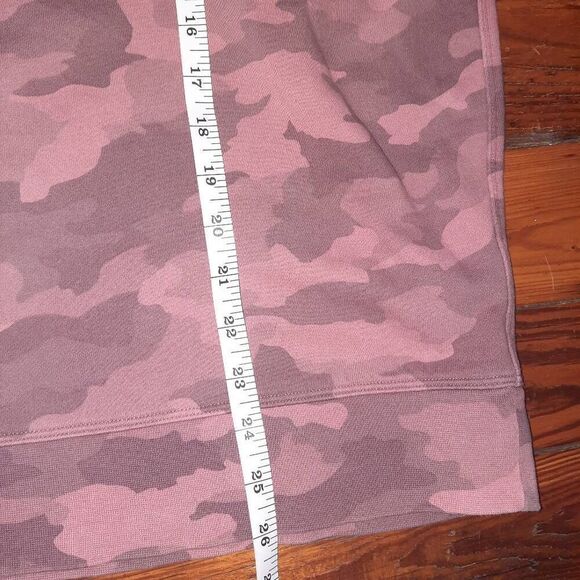 Lululemon Perfectly Oversized Crew Sweatshirt Pink Camo - Picture 4 of 5